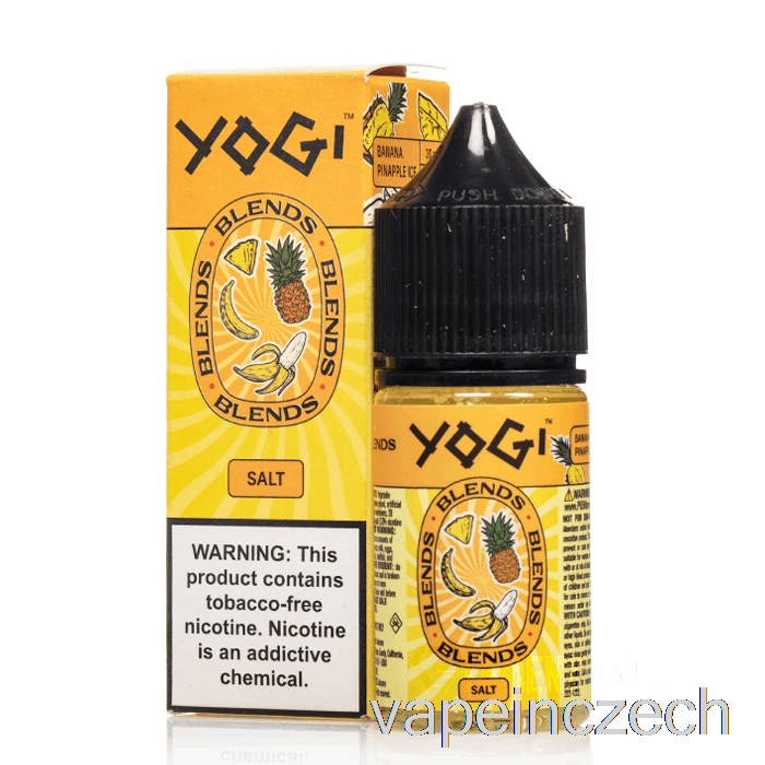 Banán Ananas Led - Jogínská Směs Solí - 30ml 35mg Vape Bez Nikotinu